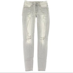 AE Grey mid rise jeggings